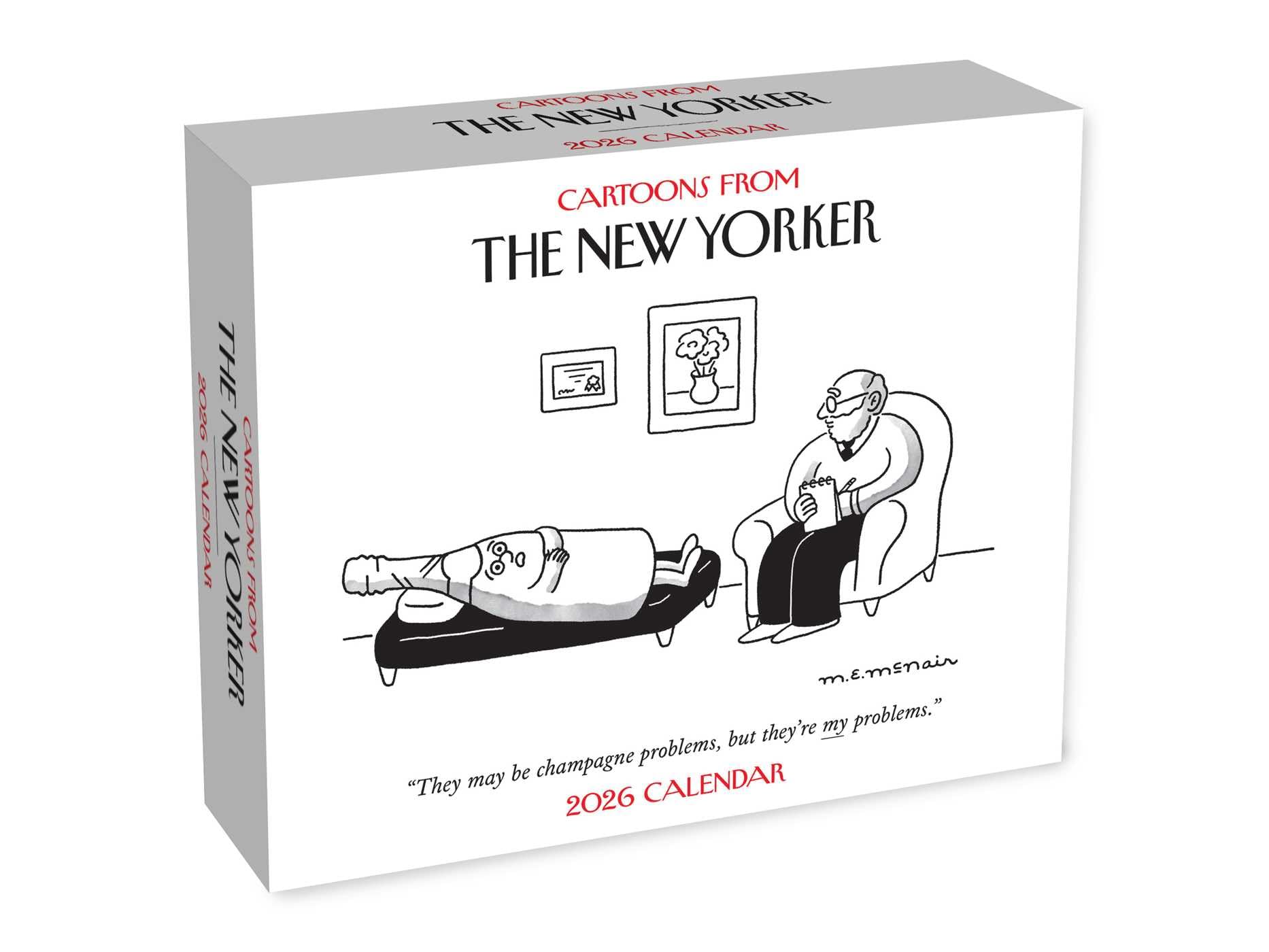 jaquette livre Cartoons from The New Yorker 2026 Day-to-Day Calendar