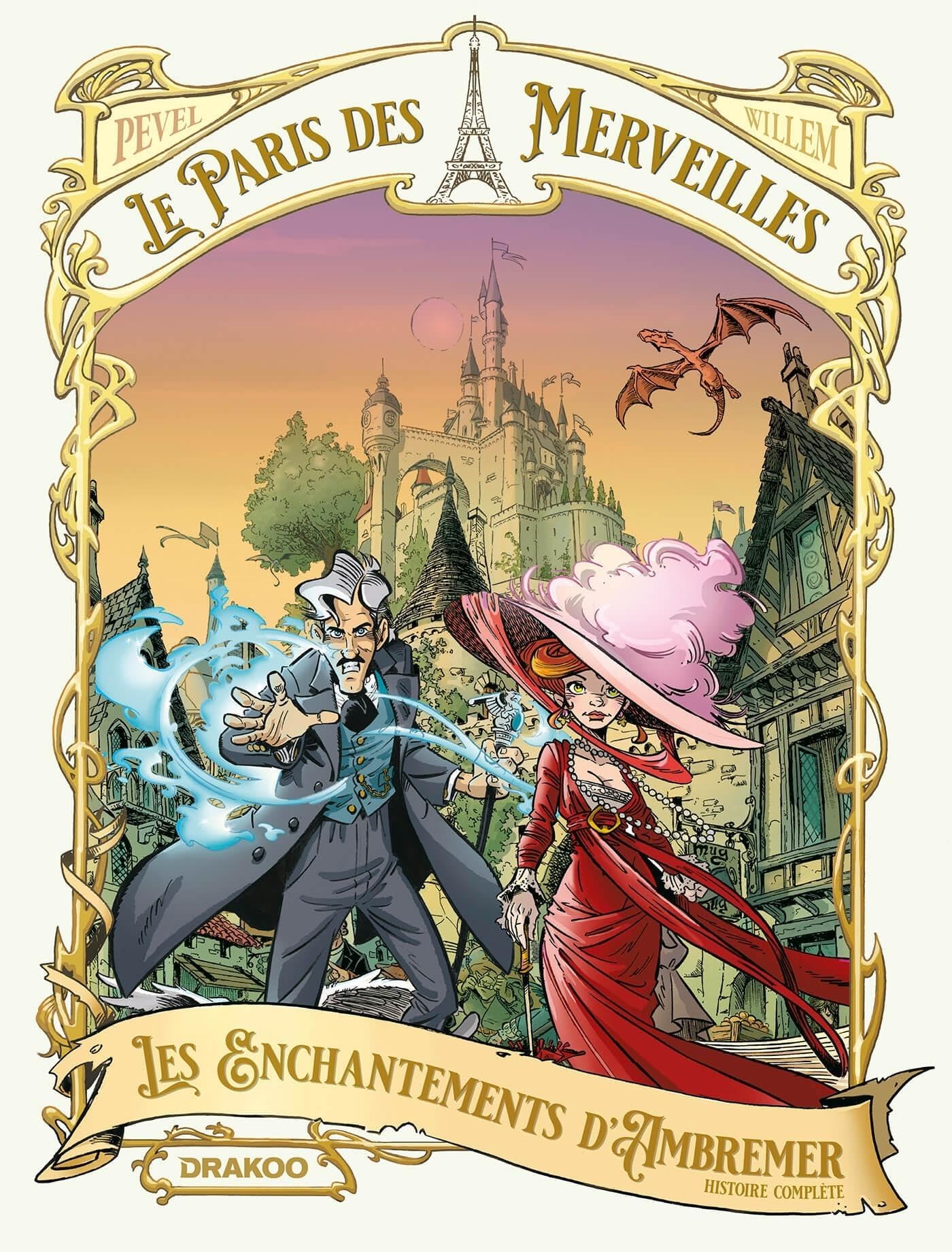 jaquette album Le Paris des Merveilles - écrin - histoire complète - édition 2025: Les enchantements d'Ambremer