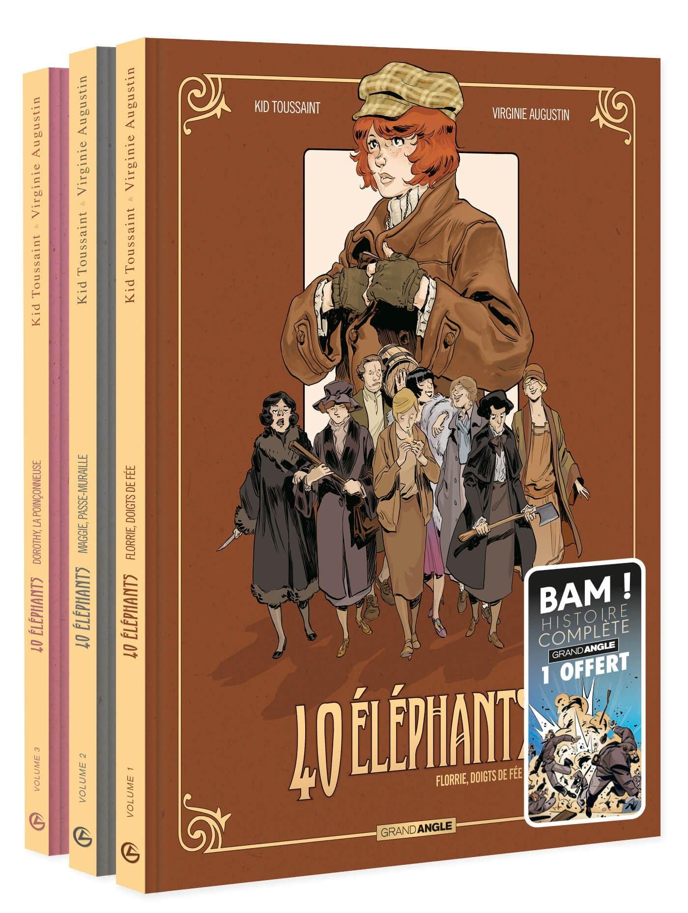 jaquette album 40 éléphants - Pack promo histoire complète