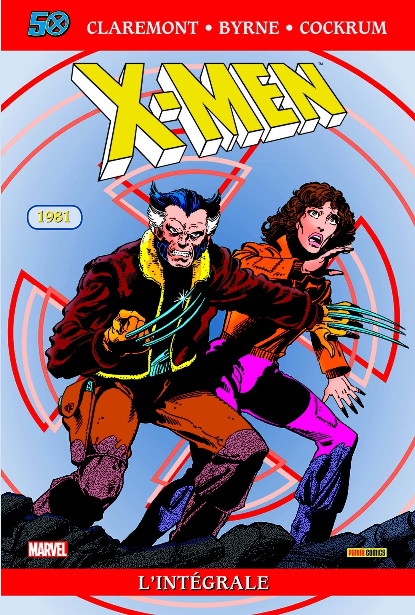jaquette album X-Men: L'intégrale 1981 (T05 Edition 50 ans)