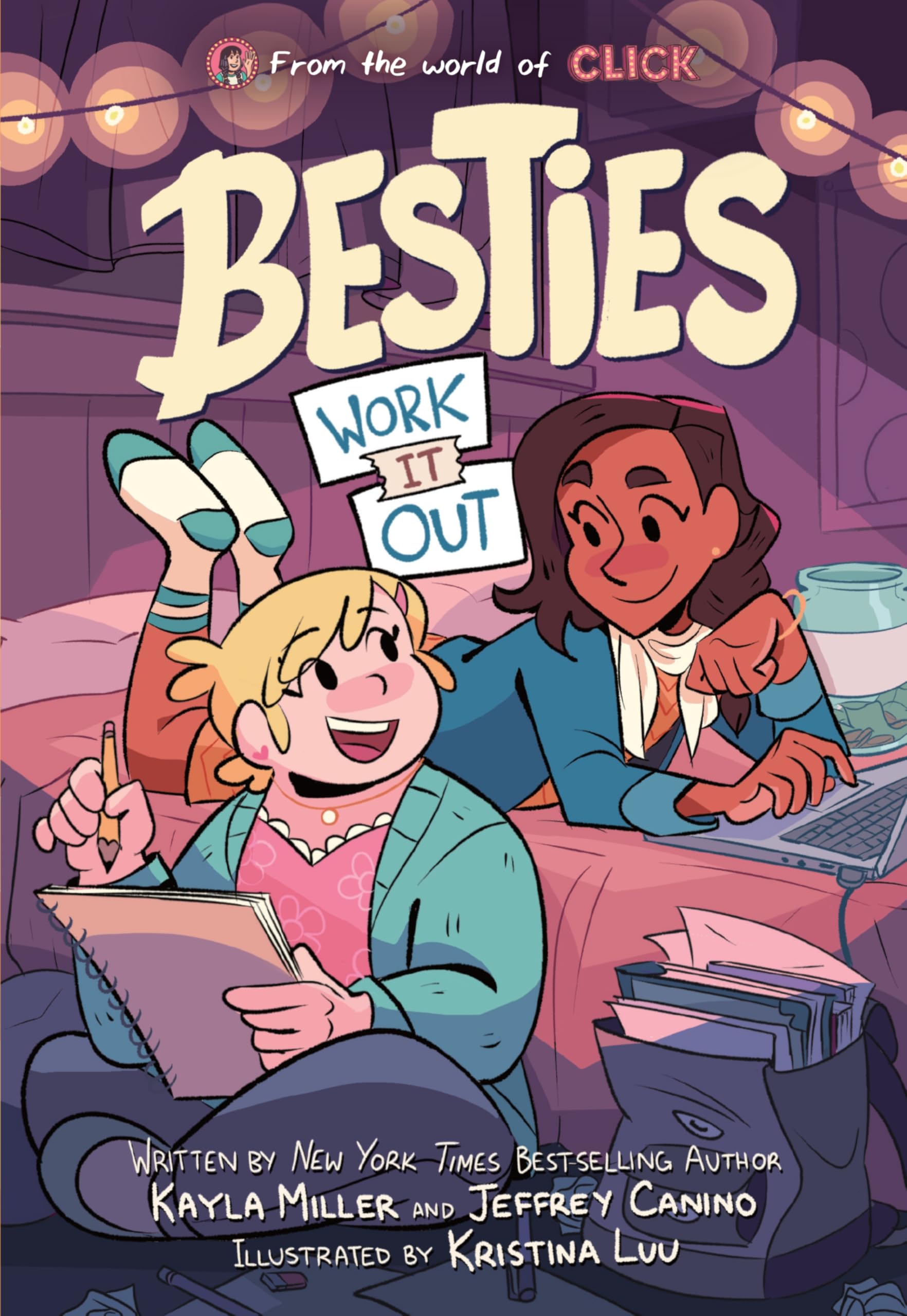 jaquette album Besties: Work It Out: Fashionista Besties Take on Odd Jobs to Fix their Mishap-Filled Dog-Sitting Business