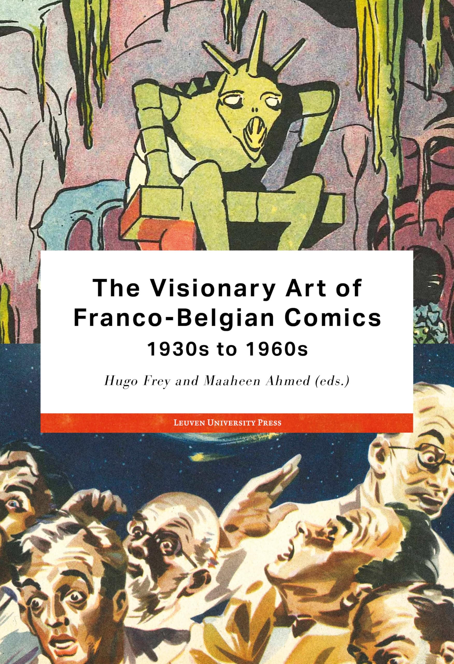 jaquette album The Visionary Art of Franco-belgian Comics, 1930s to 1960s
