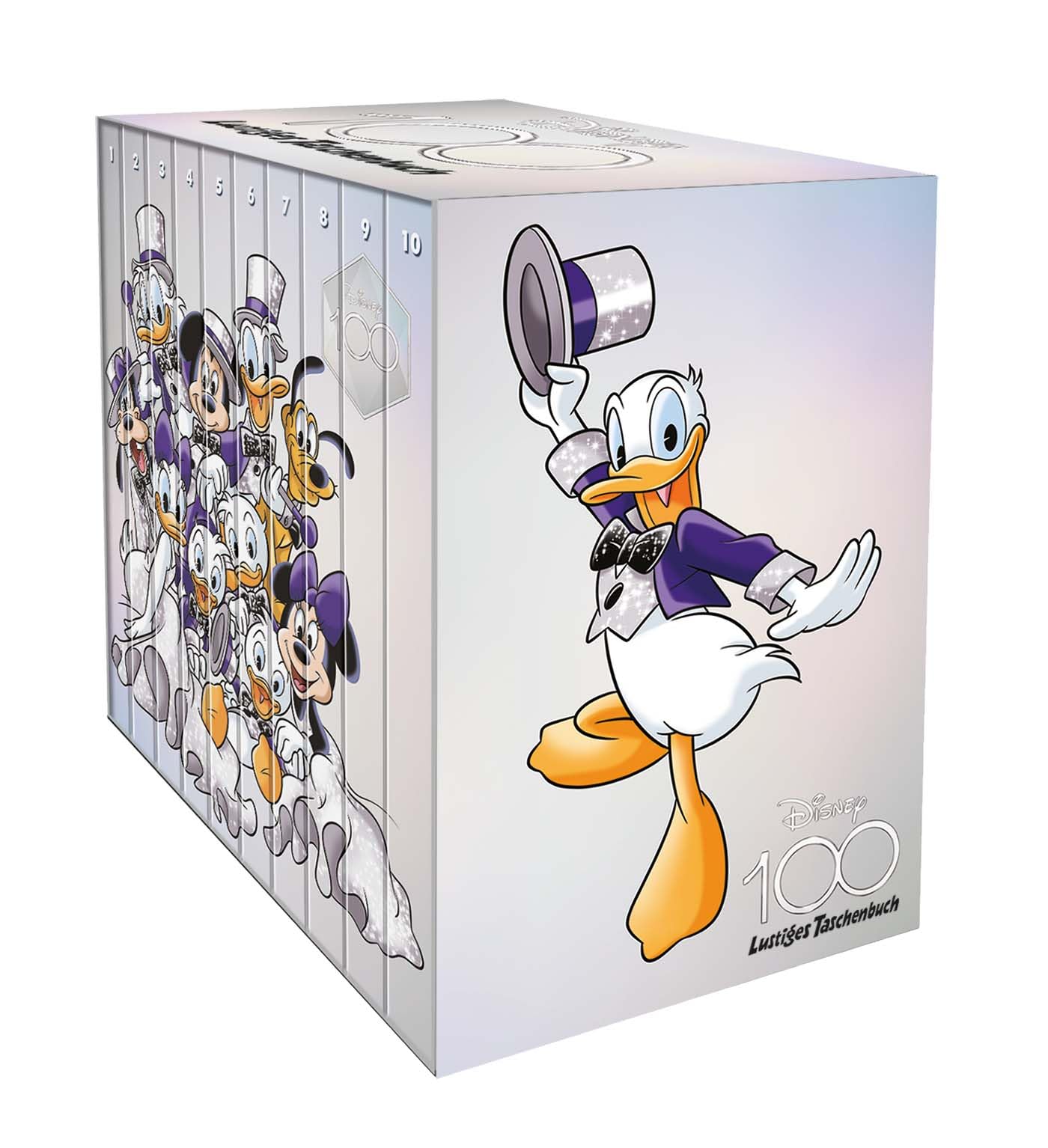 jaquette album Disney 100 Lustiges Taschenbuch Box: Band 01 - 10