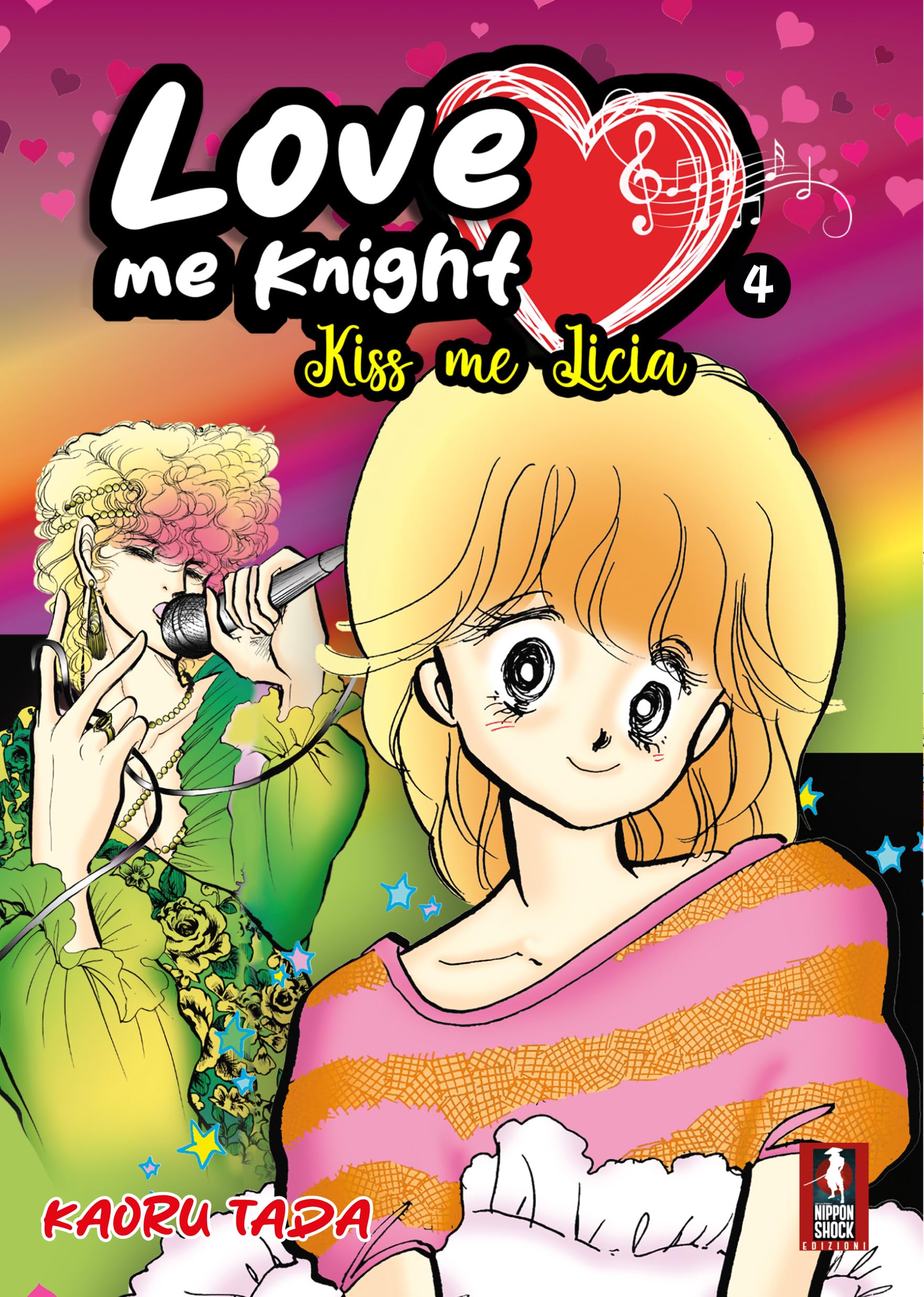 jaquette album Love me knight. Kiss me Licia (Vol. 4)