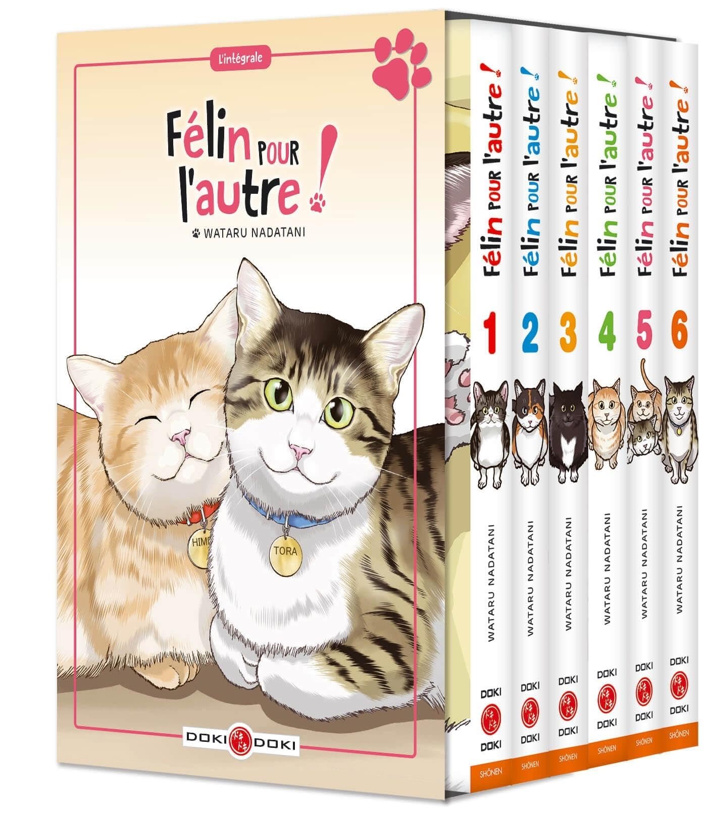 jaquette album Félin pour l'autre ! - coffret vol. 01 à 06