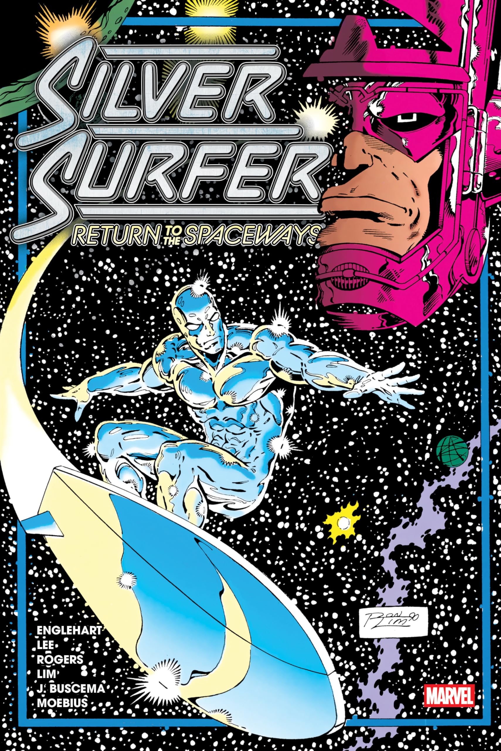 jaquette album SILVER SURFER: RETURN TO THE SPACEWAYS OMNIBUS RON LIM COVER