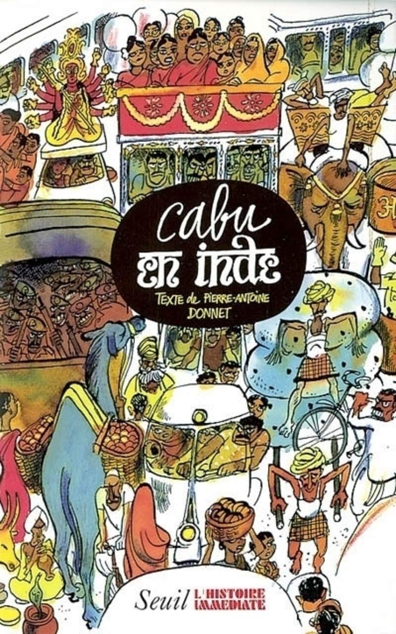 jaquette album Cabu en Inde