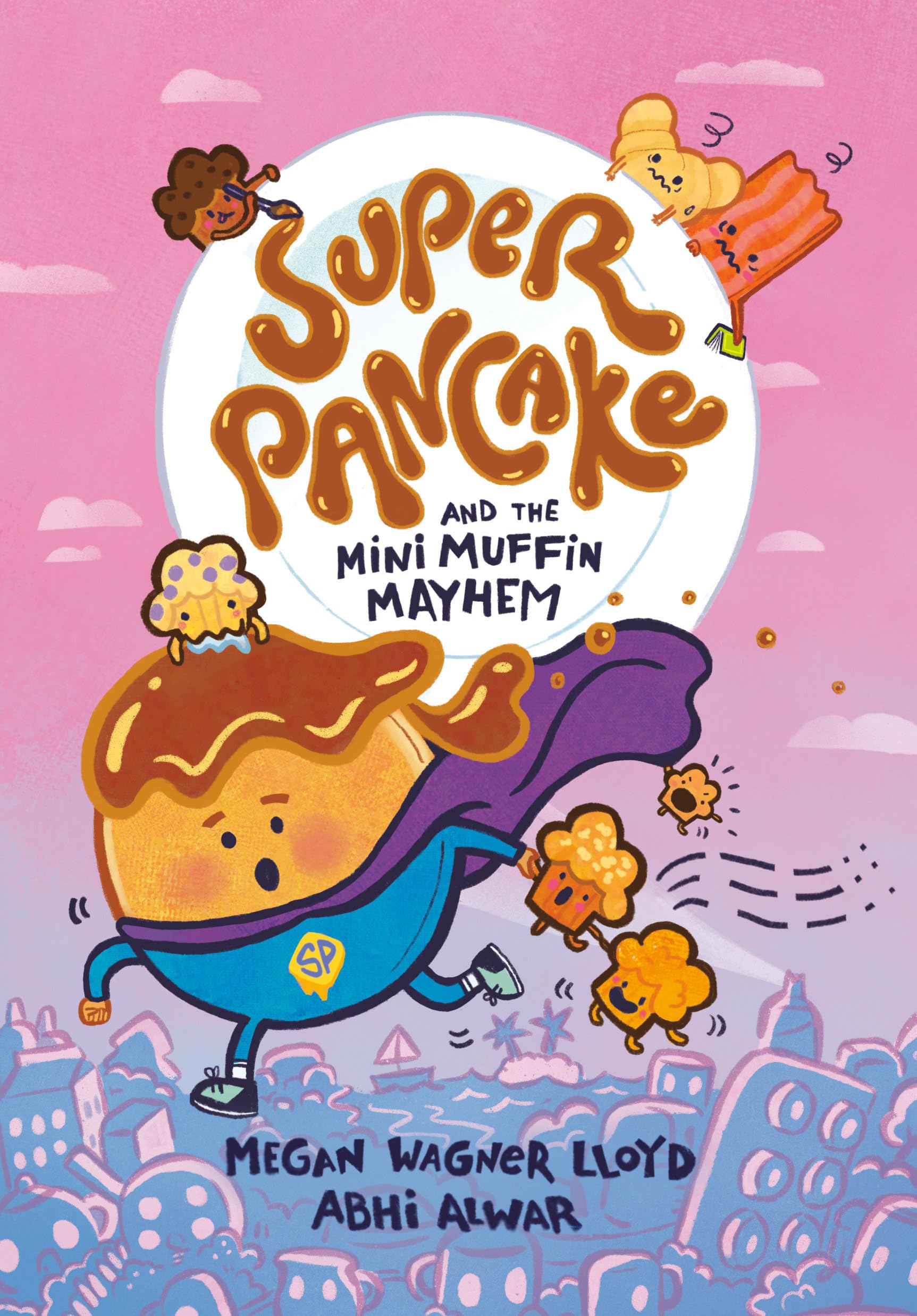jaquette album Super Pancake and the Mini Muffin Mayhem: (A Graphic Novel)