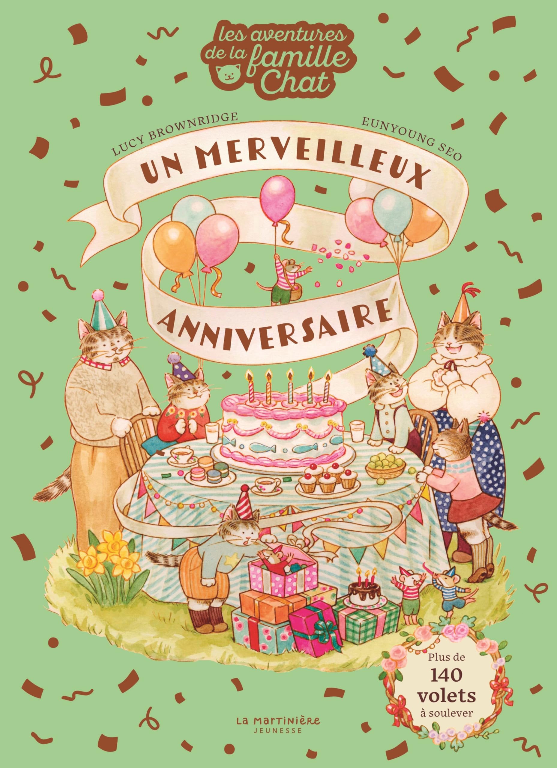 jaquette album Un merveilleux anniversaire: Les Aventures de la famille Chat