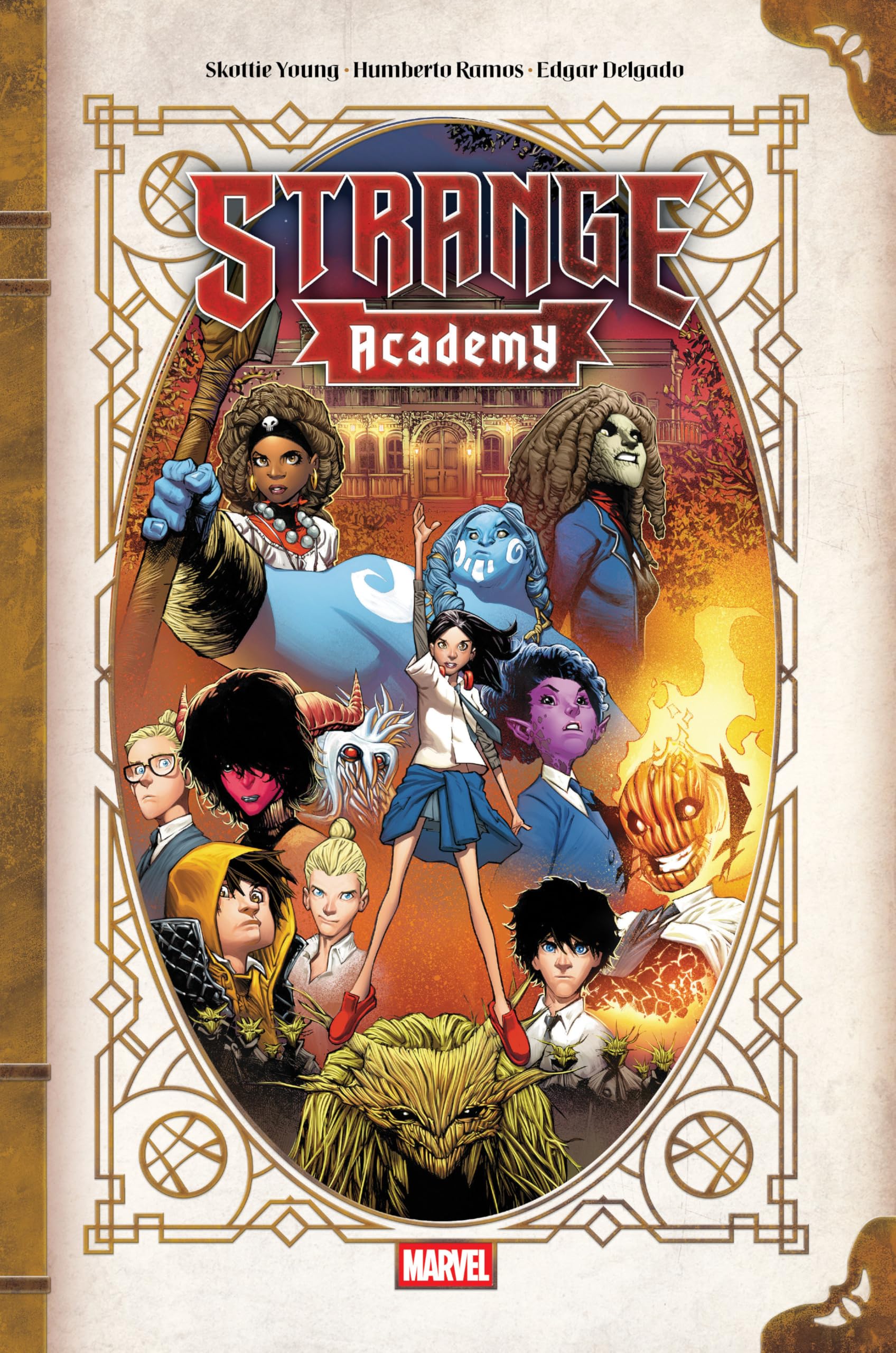 jaquette album STRANGE ACADEMY OMNIBUS HUMBERTO RAMOS COVER