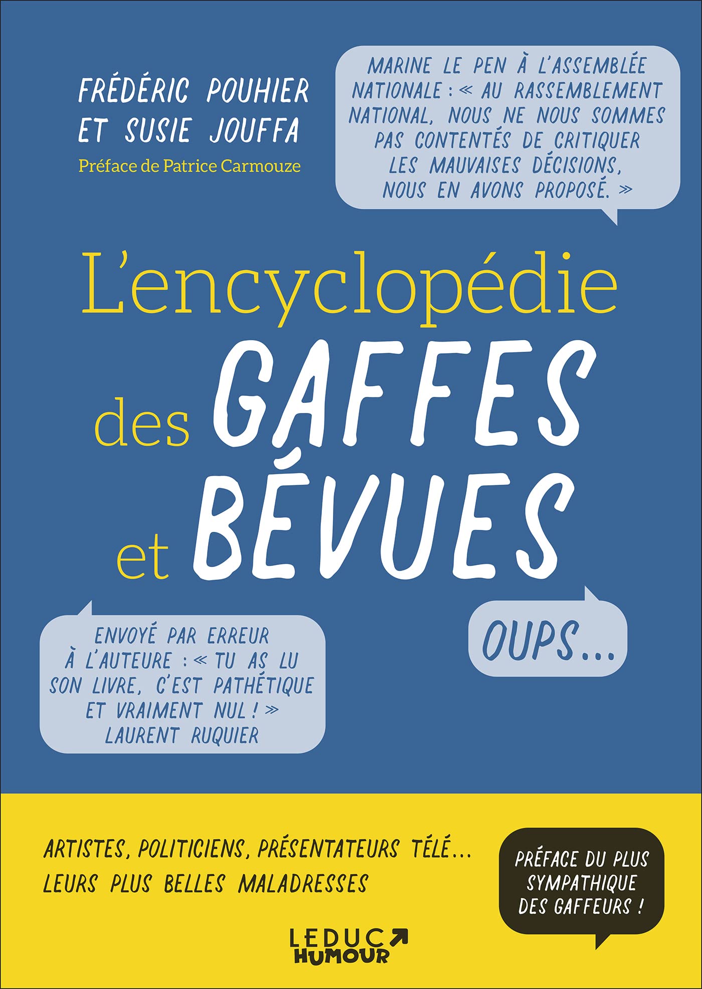 jaquette album L'encyclopédie des gaffes et bévues