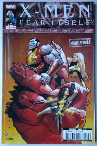 jaquette album X - MEN FEAR ITSELF NEW MUTANTS SCHISME : PRELUDE (3/4) N°13