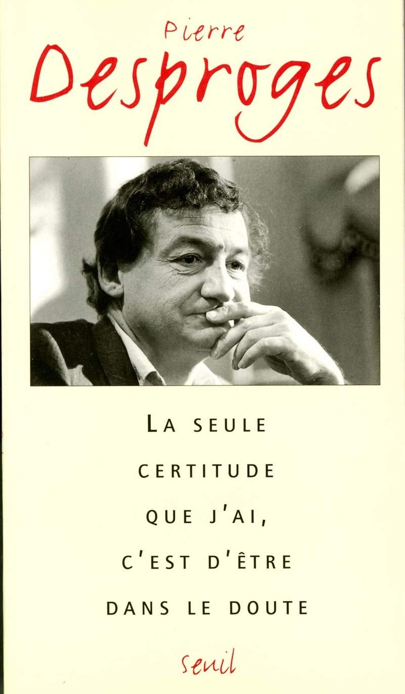 jaquette album La seule certitude que j'ai c'est d'être dans le doute