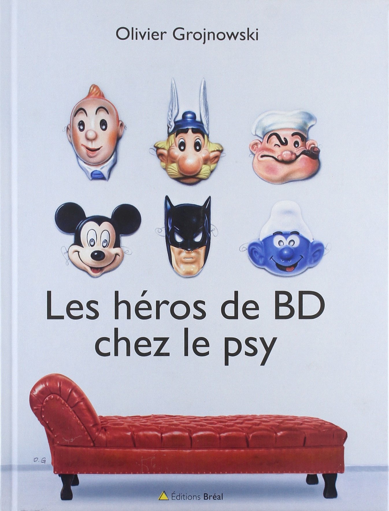 jaquette album Les héros de BD chez le psy