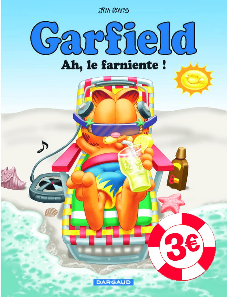 jaquette album Garfield - Tome 11 - Ah, le farniente ! / Edition spéciale (OPÉ ÉTÉ 2021)