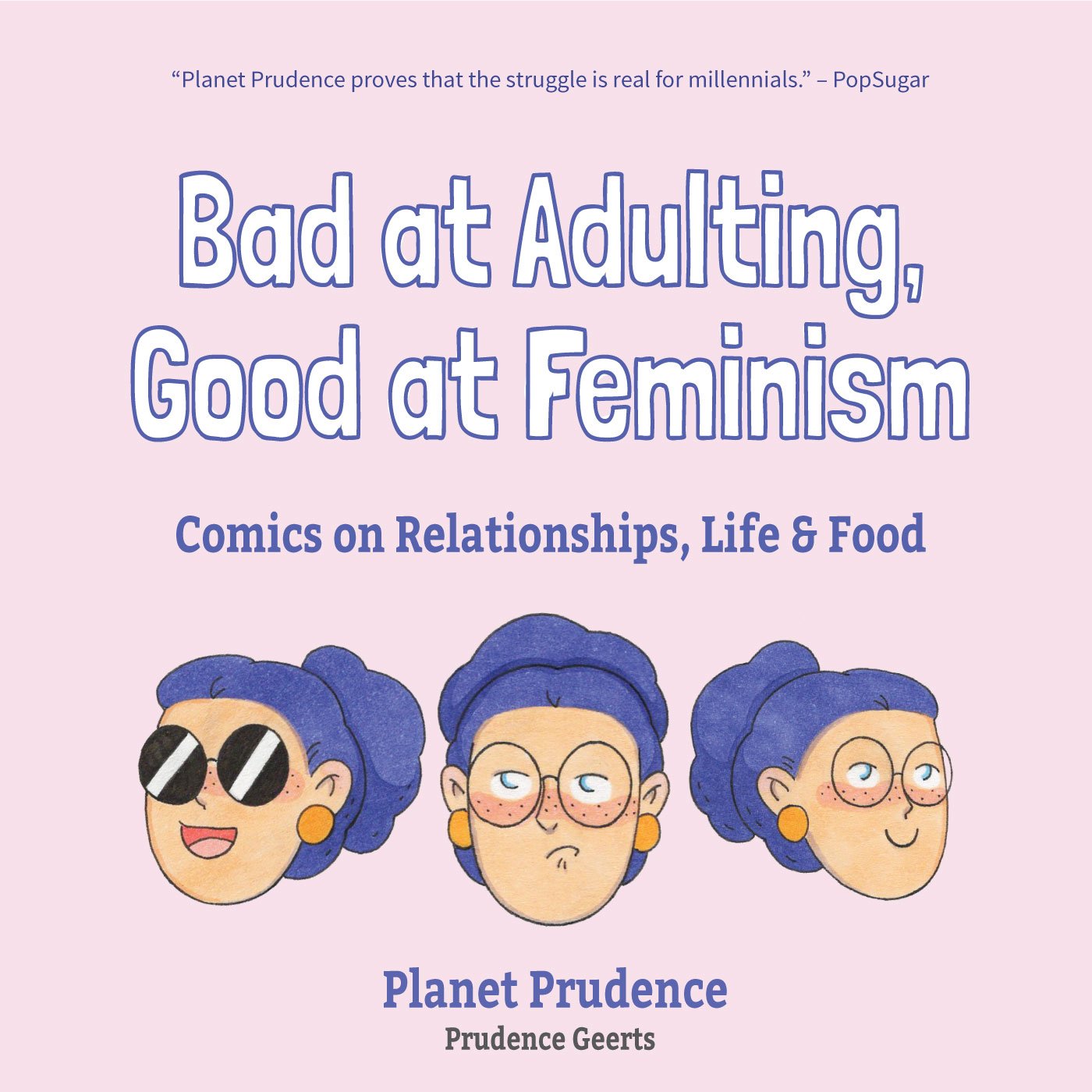 jaquette album Bad at Adulting, Good at Feminism: Comics on Relationships, Life and Food