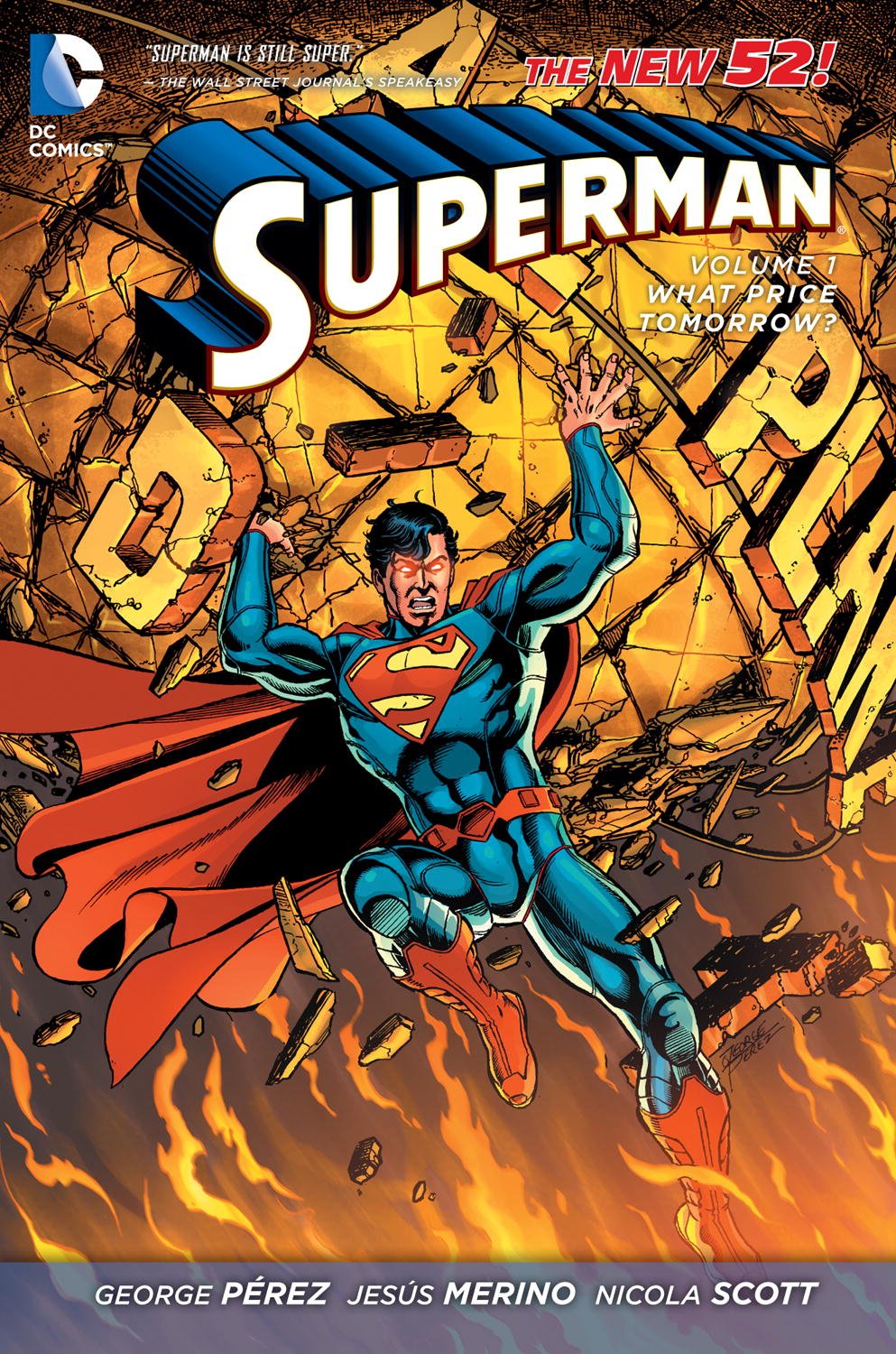 jaquette album Superman Vol. 1: What Price Tomorrow? (The New 52)