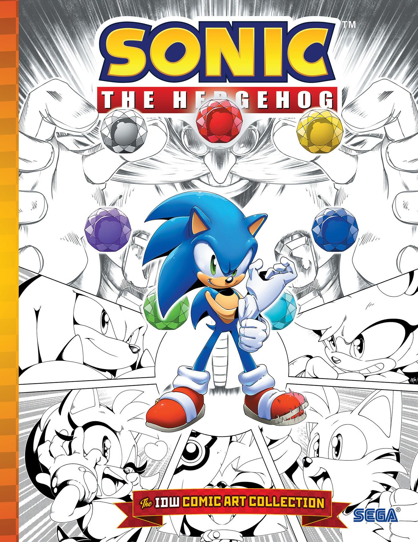 jaquette album Sonic the Hedgehog: The IDW Comic Art Collection