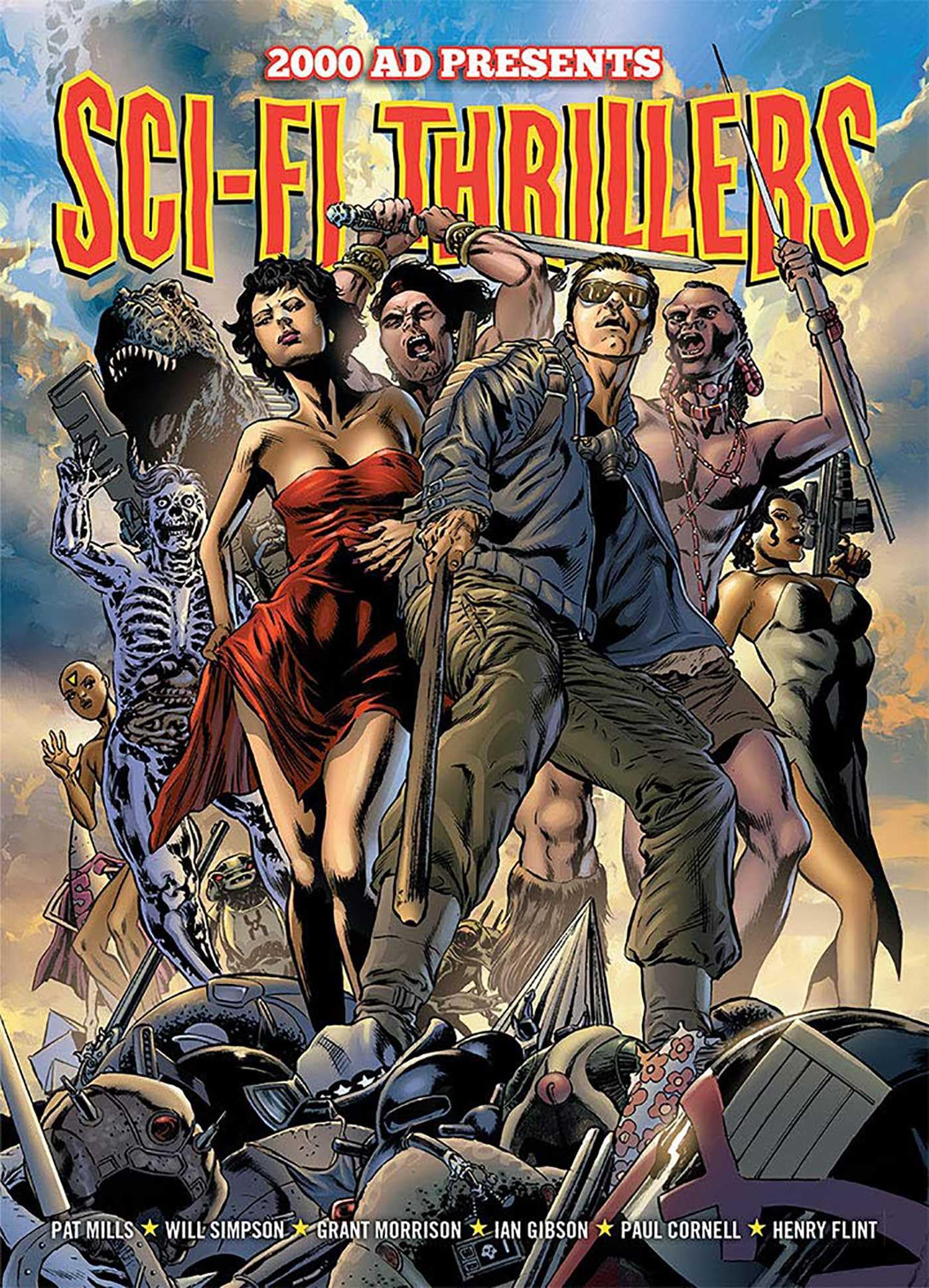 jaquette album 2000 AD Presents Sci-fi Thrillers