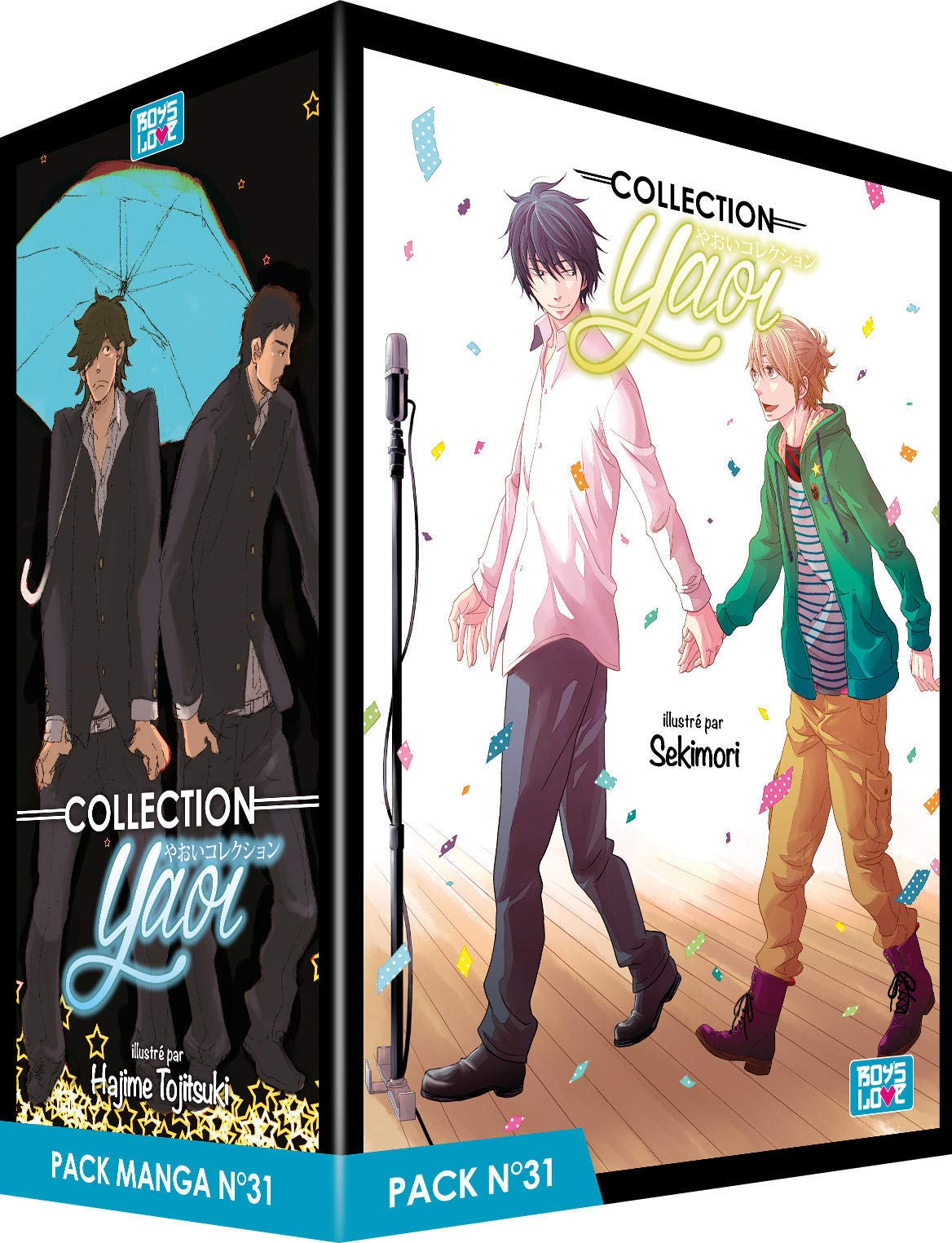 jaquette album Pack Boy's Love - Partie 31 - 5 Mangas (Livres) - Yaoi