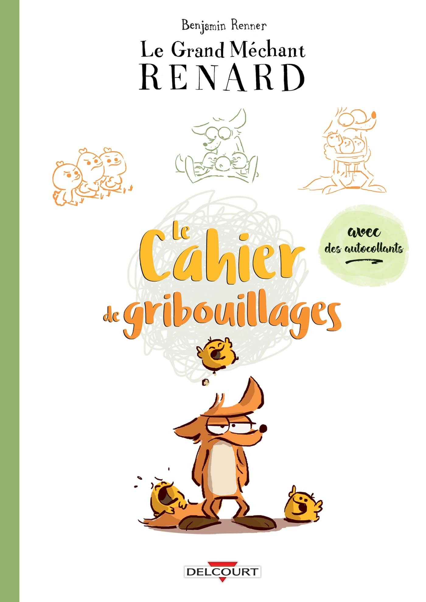 jaquette album Grand méchant renard - Le cahier de gribouillages