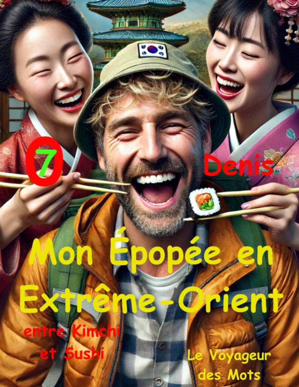 jaquette livre ÉPOPÉE EN EXTRÊME-ORIENT: entre Kimchi et Sushi