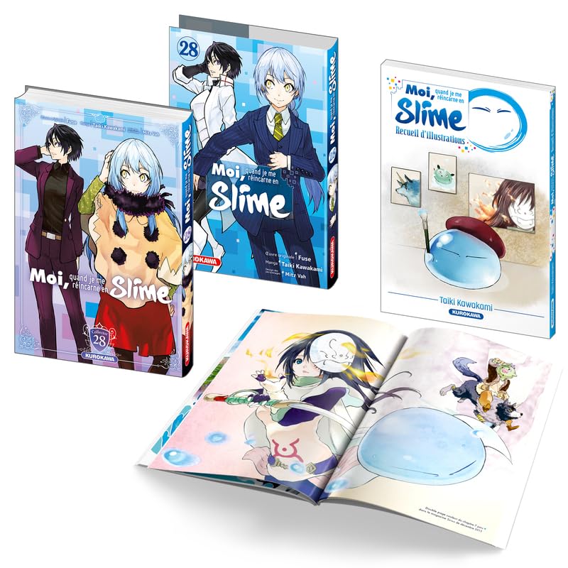 jaquette album Moi, quand je me réincarne en Slime - Tome 28 - collector