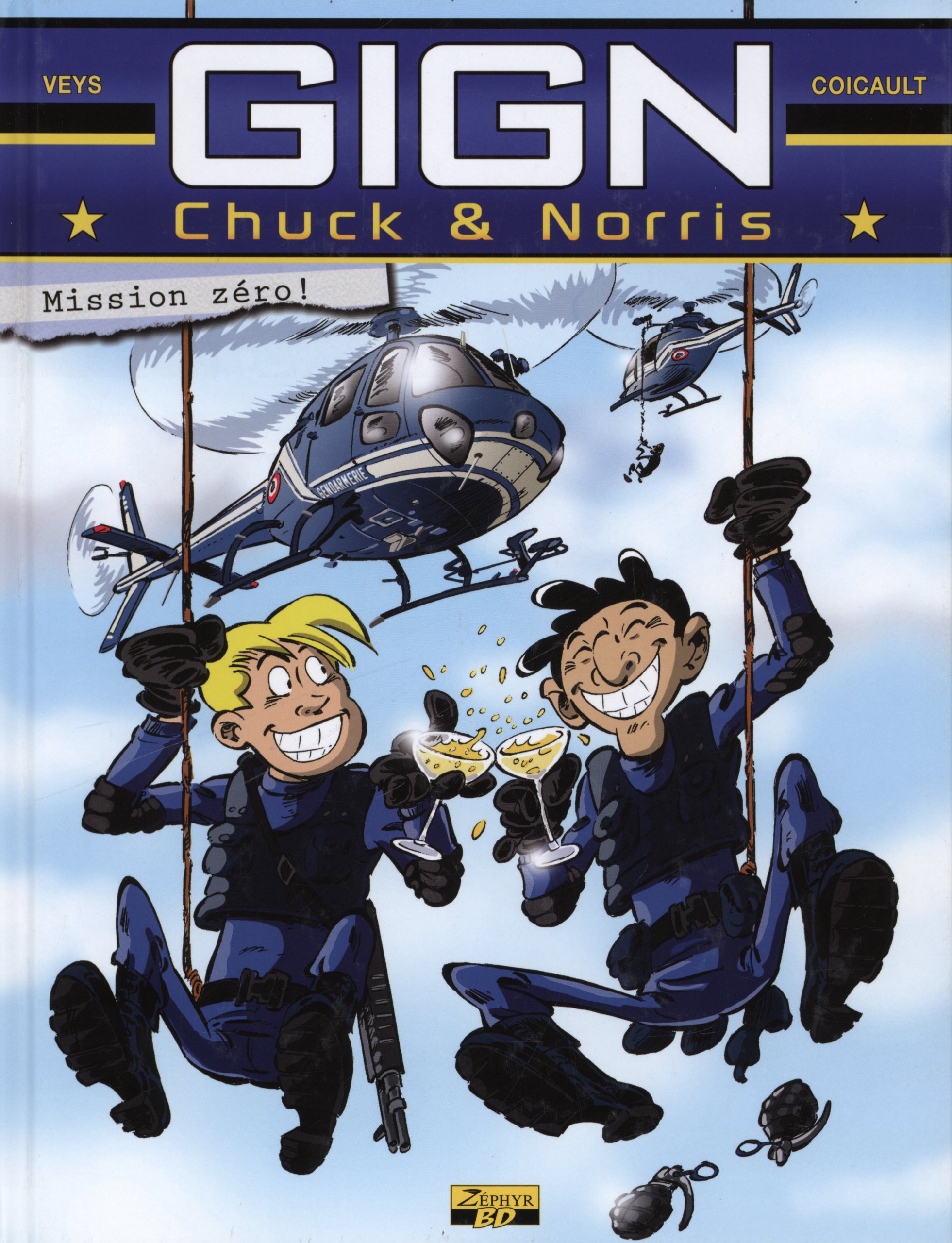 jaquette album GIGN CHUCK & NORRIS T01 MISSION ZERO