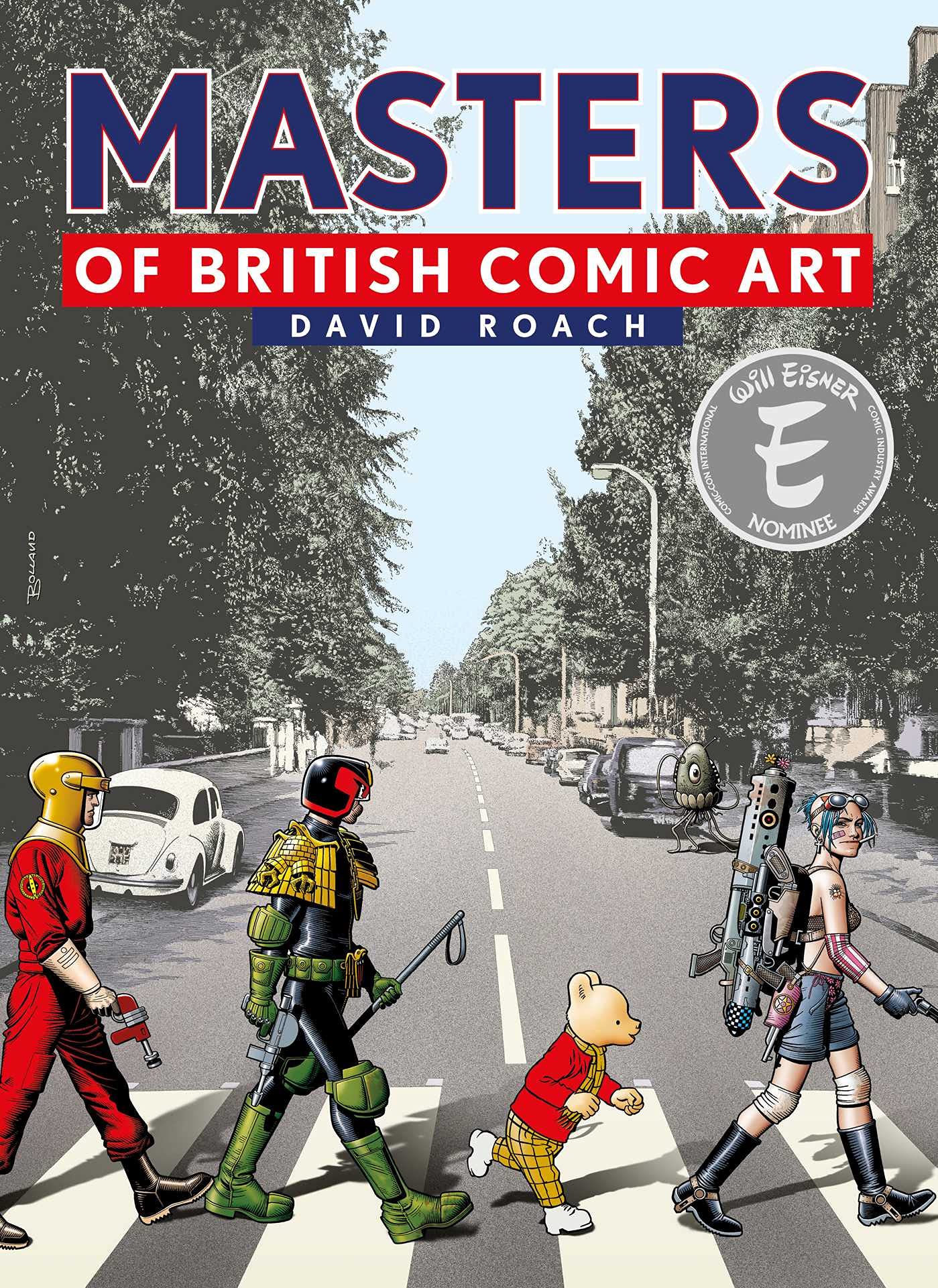 jaquette album Masters of British Comic Art