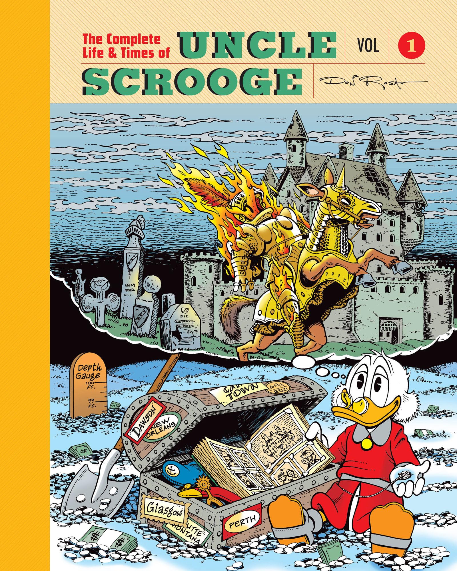 jaquette livre The Complete Life and Times of Scrooge McDuck 1