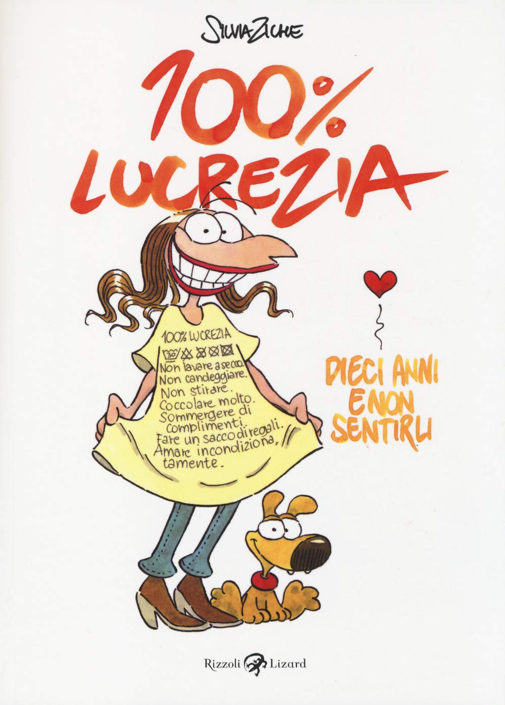 jaquette album 100% Lucrezia. Dieci anni e non sentirli