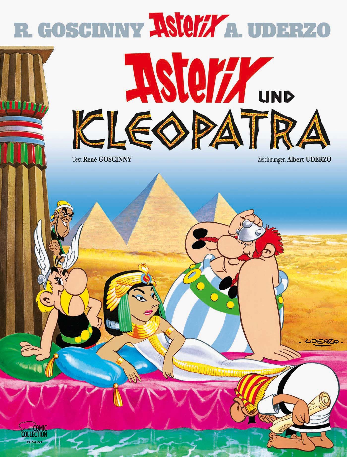 jaquette album Asterix in German: Asterix und Kleopatra