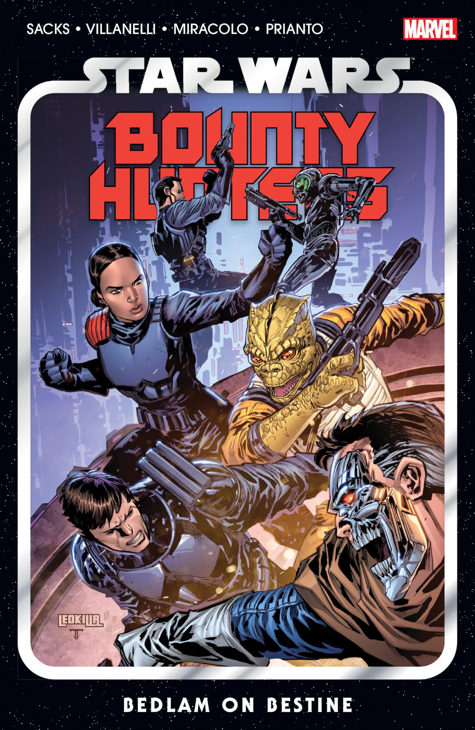 jaquette album STAR WARS: BOUNTY HUNTERS VOL. 6 - BEDLAM ON BESTINE