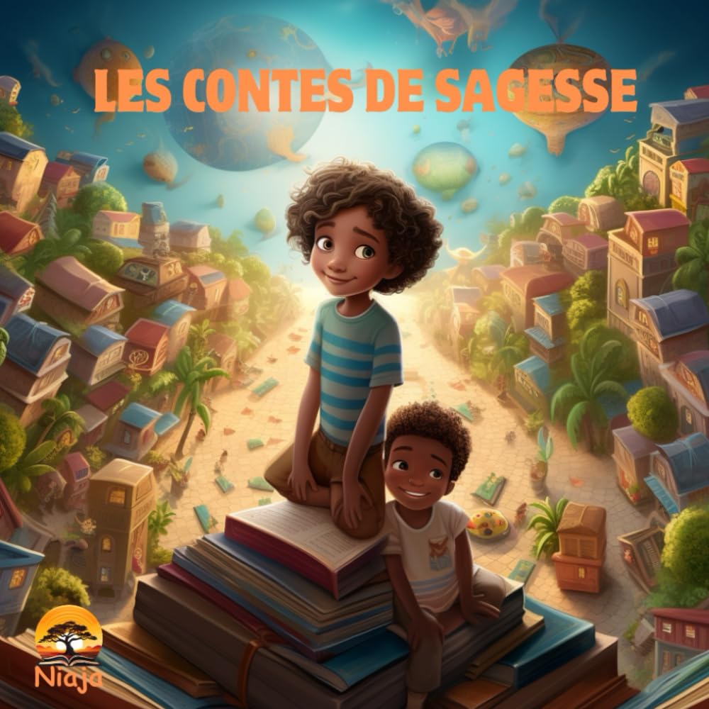 jaquette album Les contes de sagesse: Contes basés sur les idées de grands penseurs africains et afro descendent