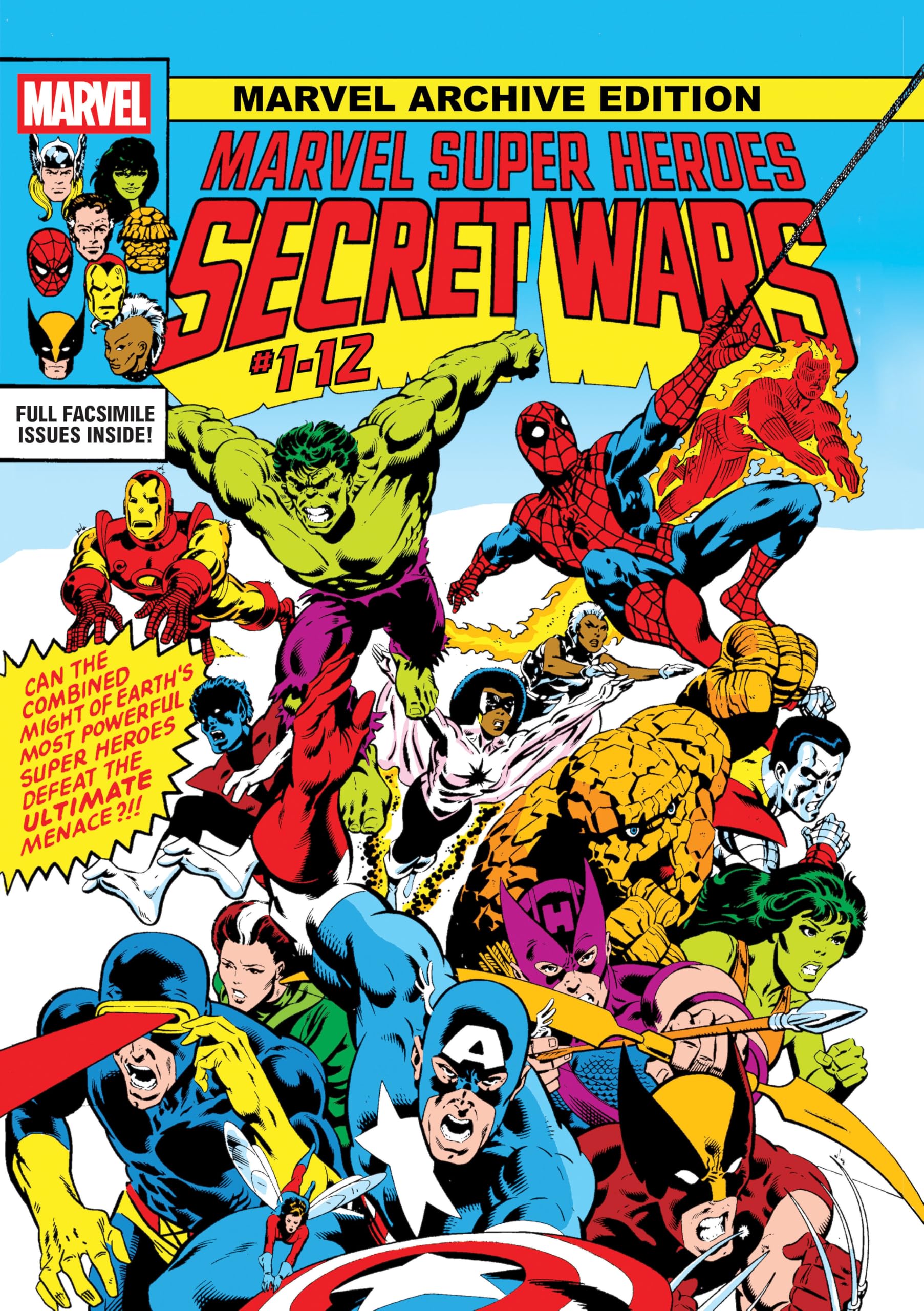 jaquette album Marvel Archive Edition: Marvel Super Heroes Secret Wars Gallery Edition Mike Zeck Original First Issue Cover