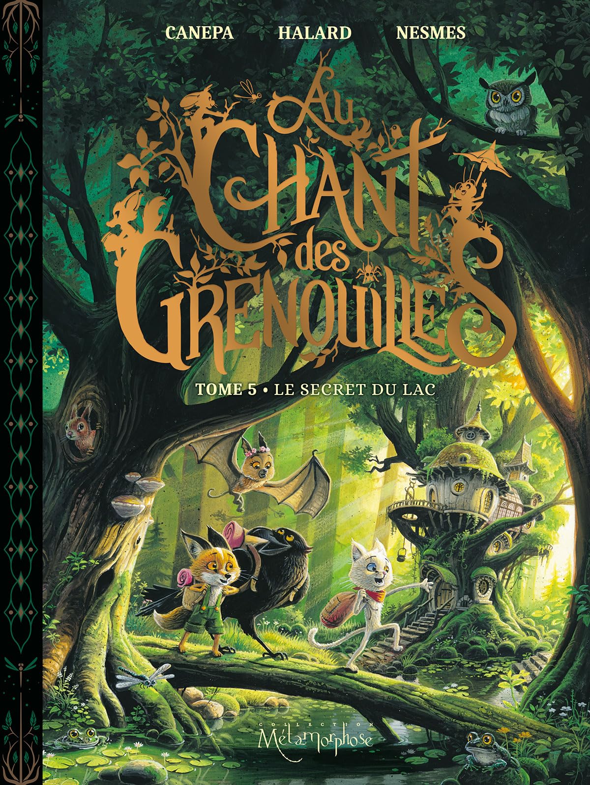 jaquette album Au chant des grenouilles - Tome 5: Le Secret du lac