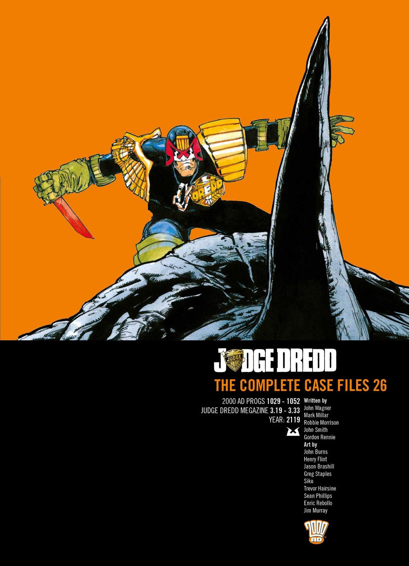 jaquette album Judge Dredd: The Complete Case Files 26 (Volume 26)