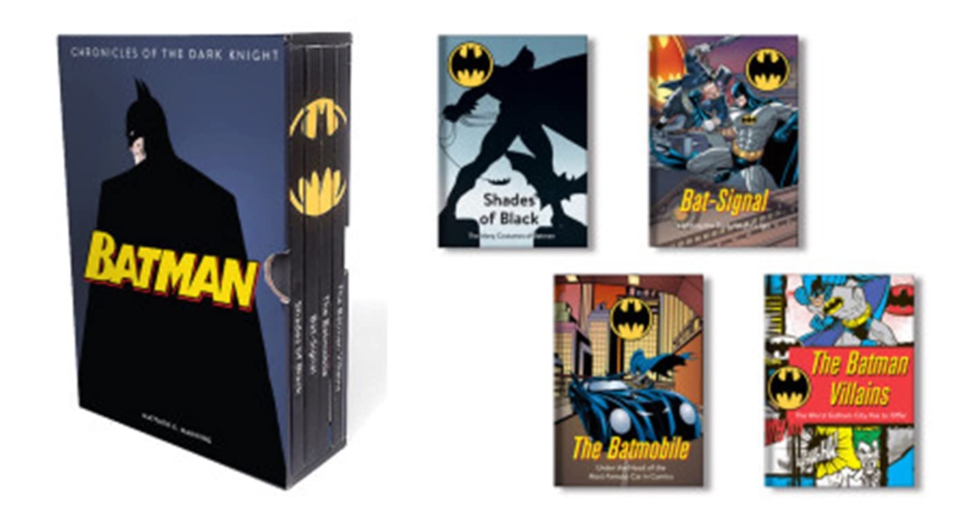 jaquette album Batman: Chronicles of the Dark Knight: (4 hardcover, illustrated books)
