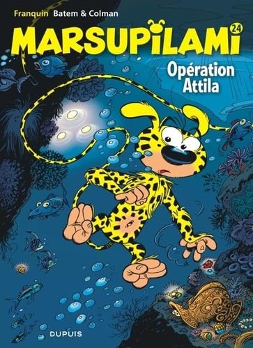 jaquette album Marsupilami Tome 24 - Opération Attila