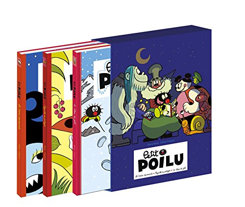 jaquette album Petit Poilu - Coffret 3 Volumes Plus Un Poster - Tome1, La Sirène Gourmande - Tome 3, Pagaille Au Potager - Tome 16, Le Blues Du Yéti