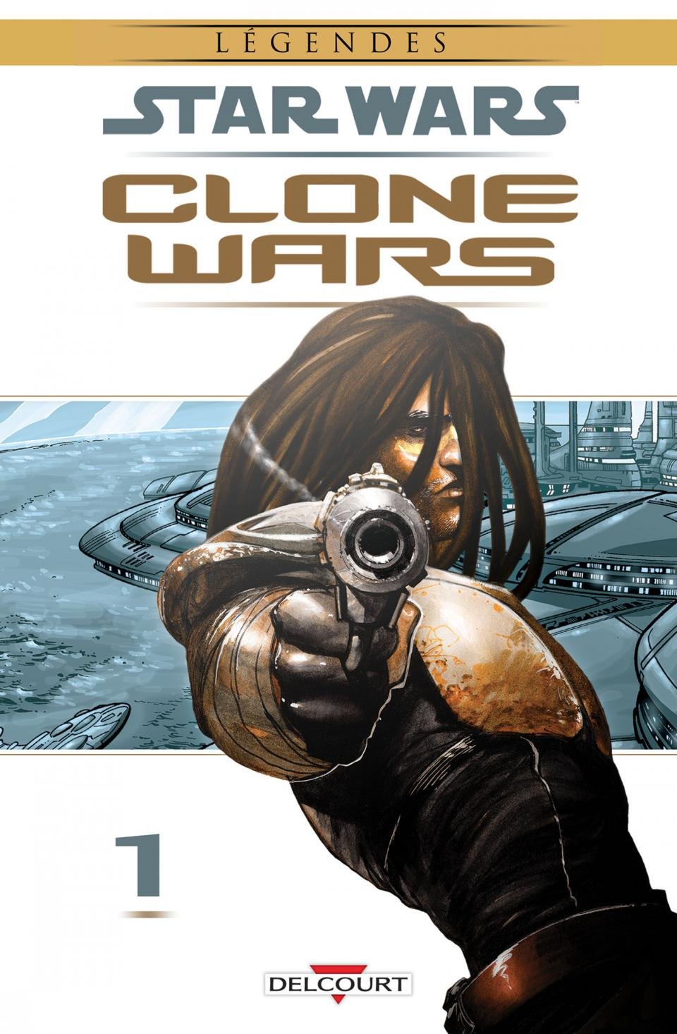 jaquette album Star Wars : Clone Wars, tome 1 : La Défense de Kamino