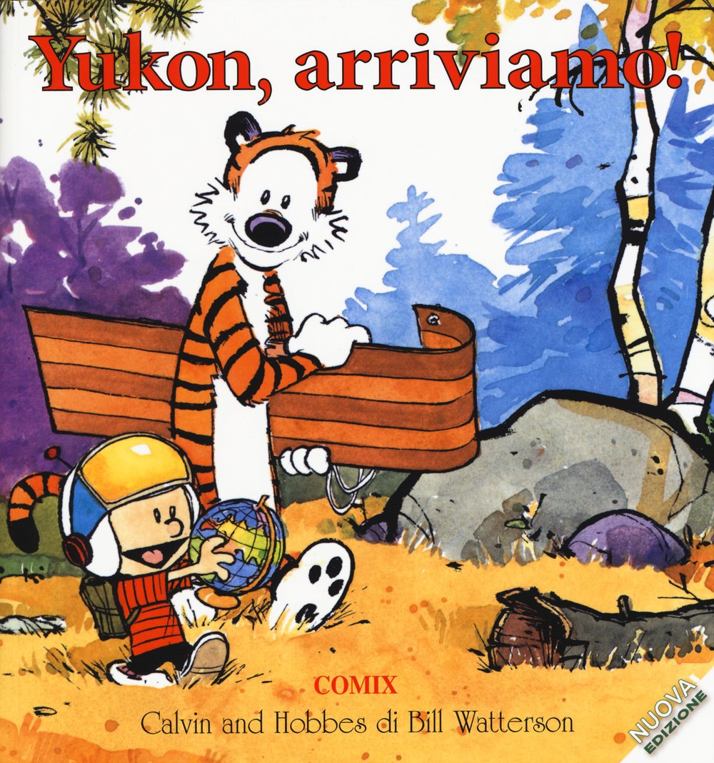 jaquette livre Yukon, arriviamo! Calvin & Hobbes
