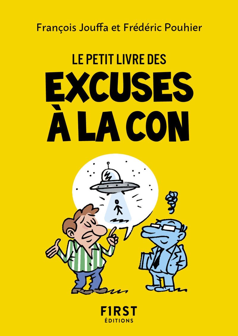 jaquette album Le Petit Livre des excuses à la con - Blagues, humour, cadeau