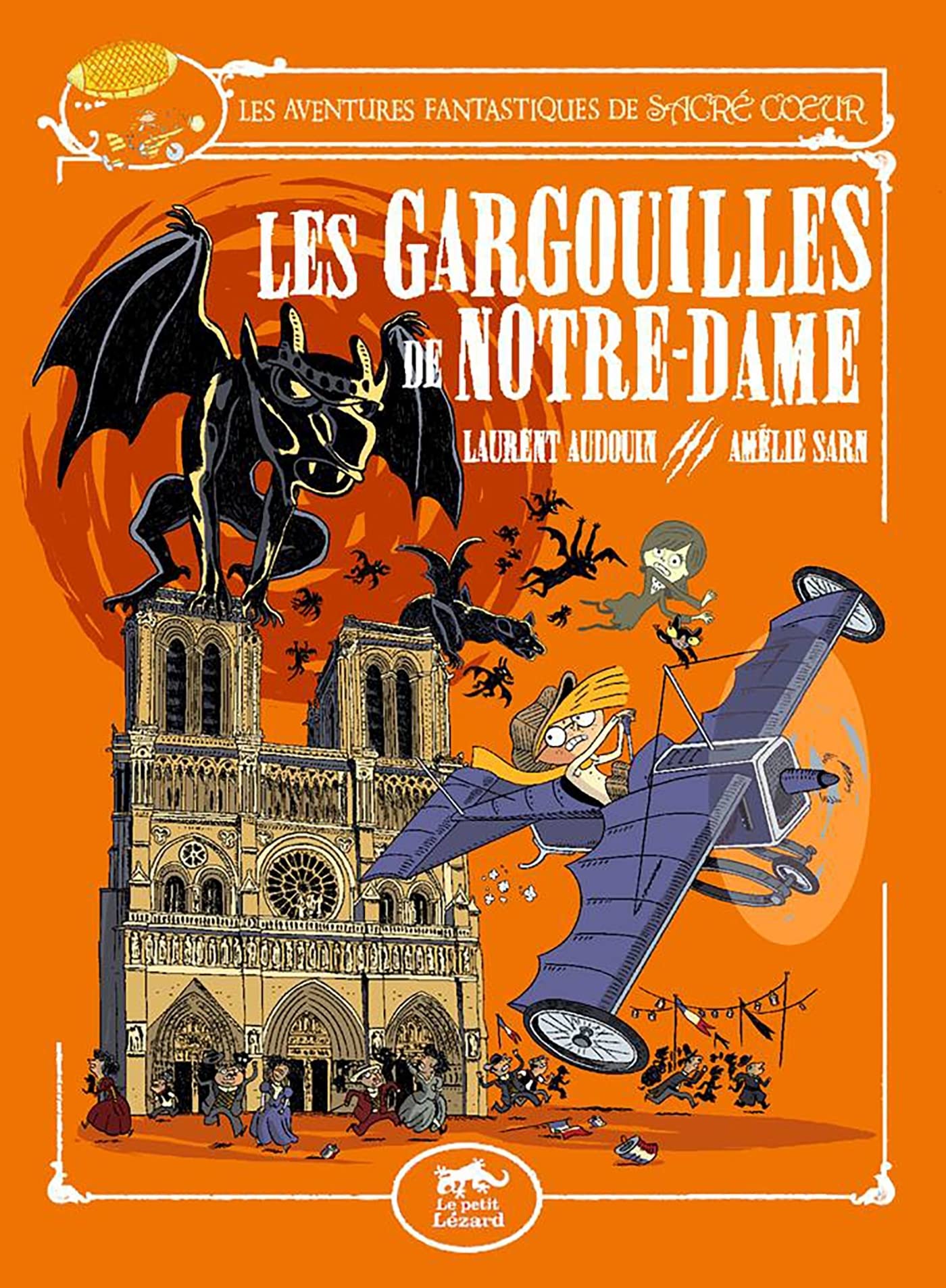 jaquette livre LES AVENTURES FANTASTIQUES DE SACRÉ-COEUR (VOL.5) : LES GARGOUILLES DE NOTRE-DAME