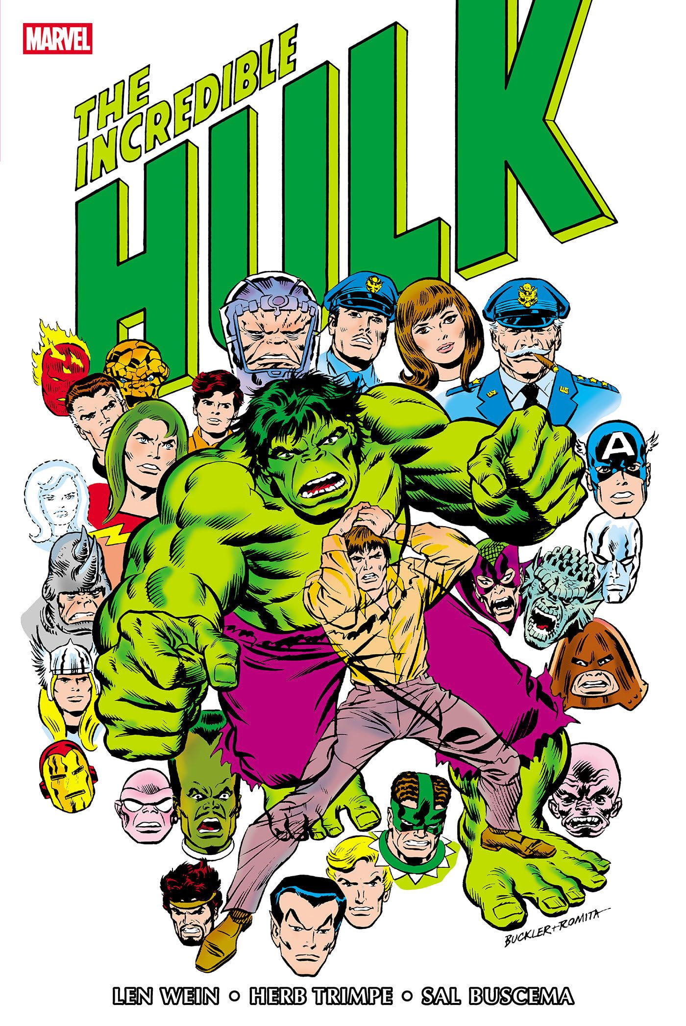jaquette album The Incredible Hulk Omnibus Vol. 4 Rich Buckler Cover