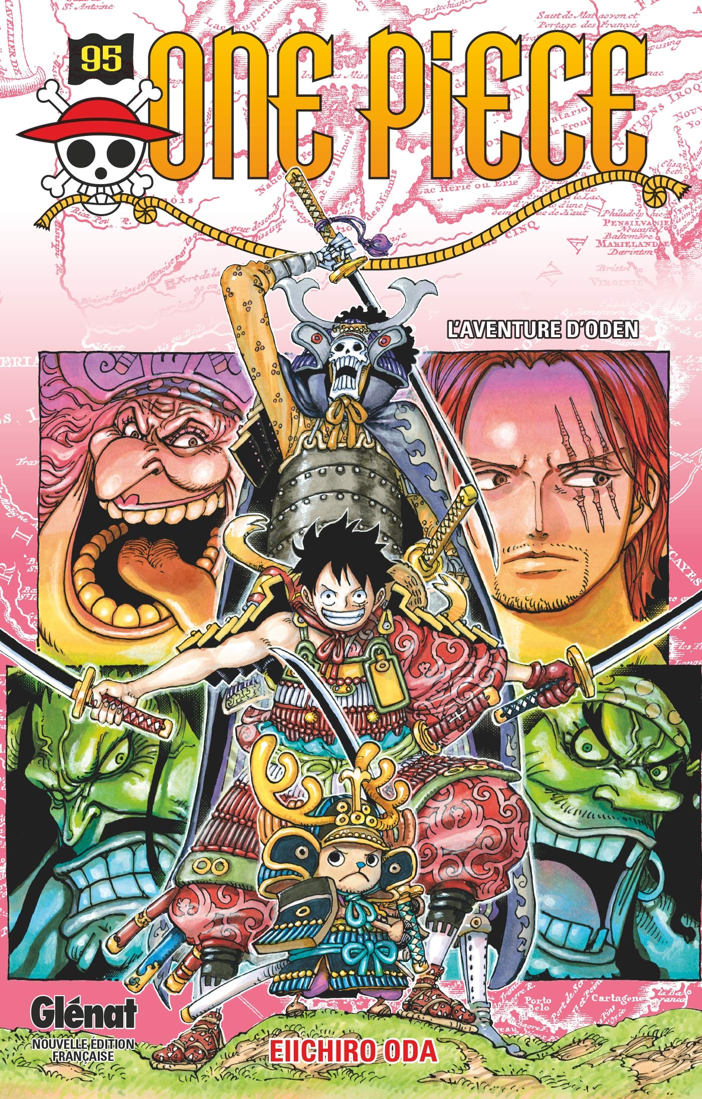 jaquette album One Piece - Édition originale - Tome 95: L'aventure d'Oden