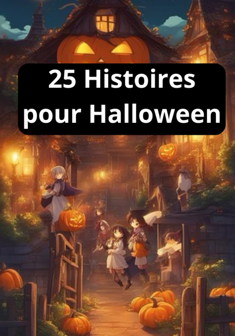 jaquette album 25 Histoires pour Halloween: 25 Histoires pour enfants pour Frissonner à Halloween