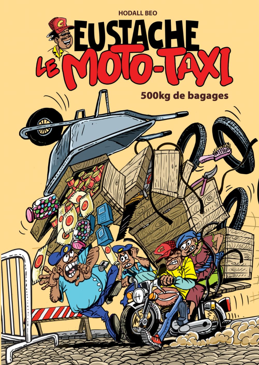 jaquette album Eustache, le moto-taxi: 500kg de bagages