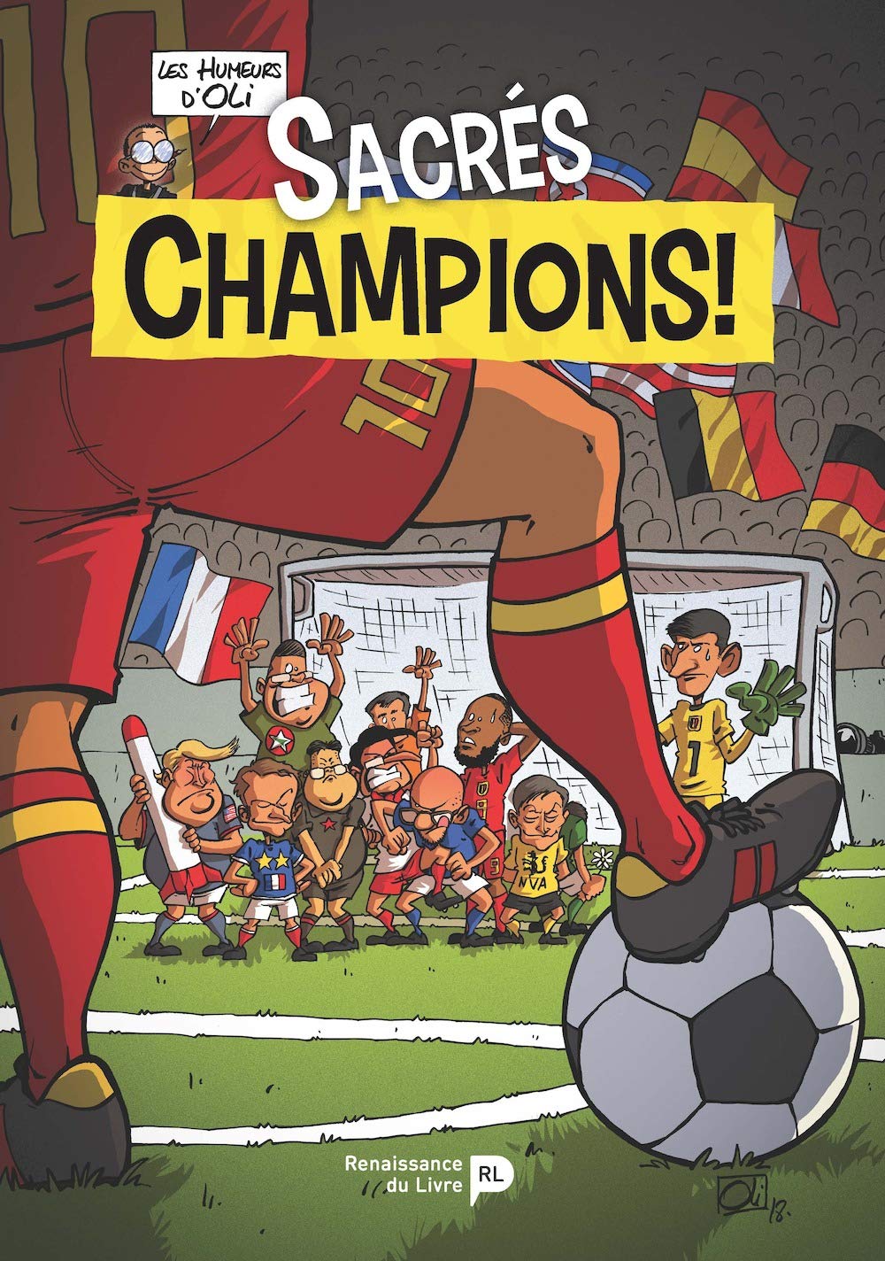 jaquette album Sacrés champions ! - Les Humeurs d'Oli