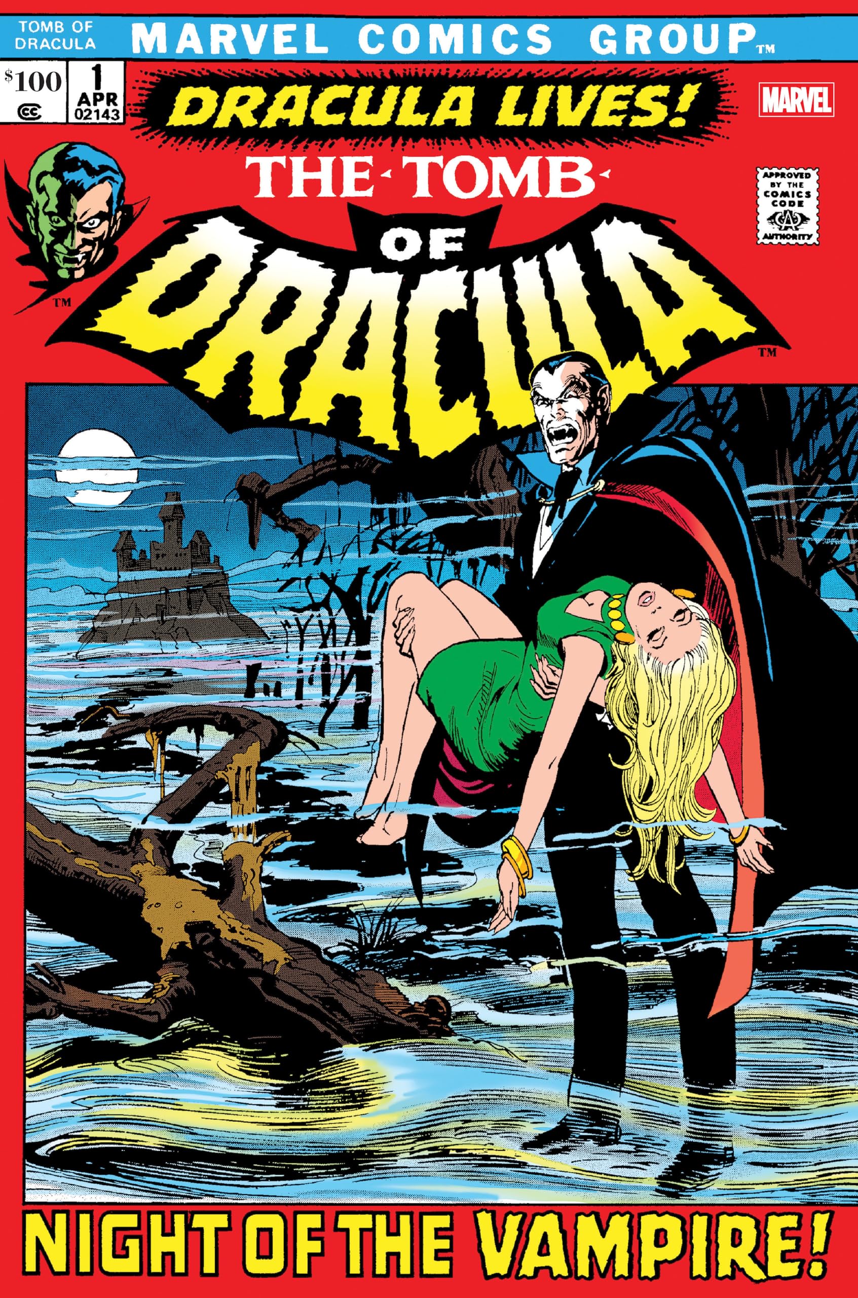 jaquette album Tomb Of Dracula Omnibus Vol. 1 Neal Adams Cover [New Printing 2]